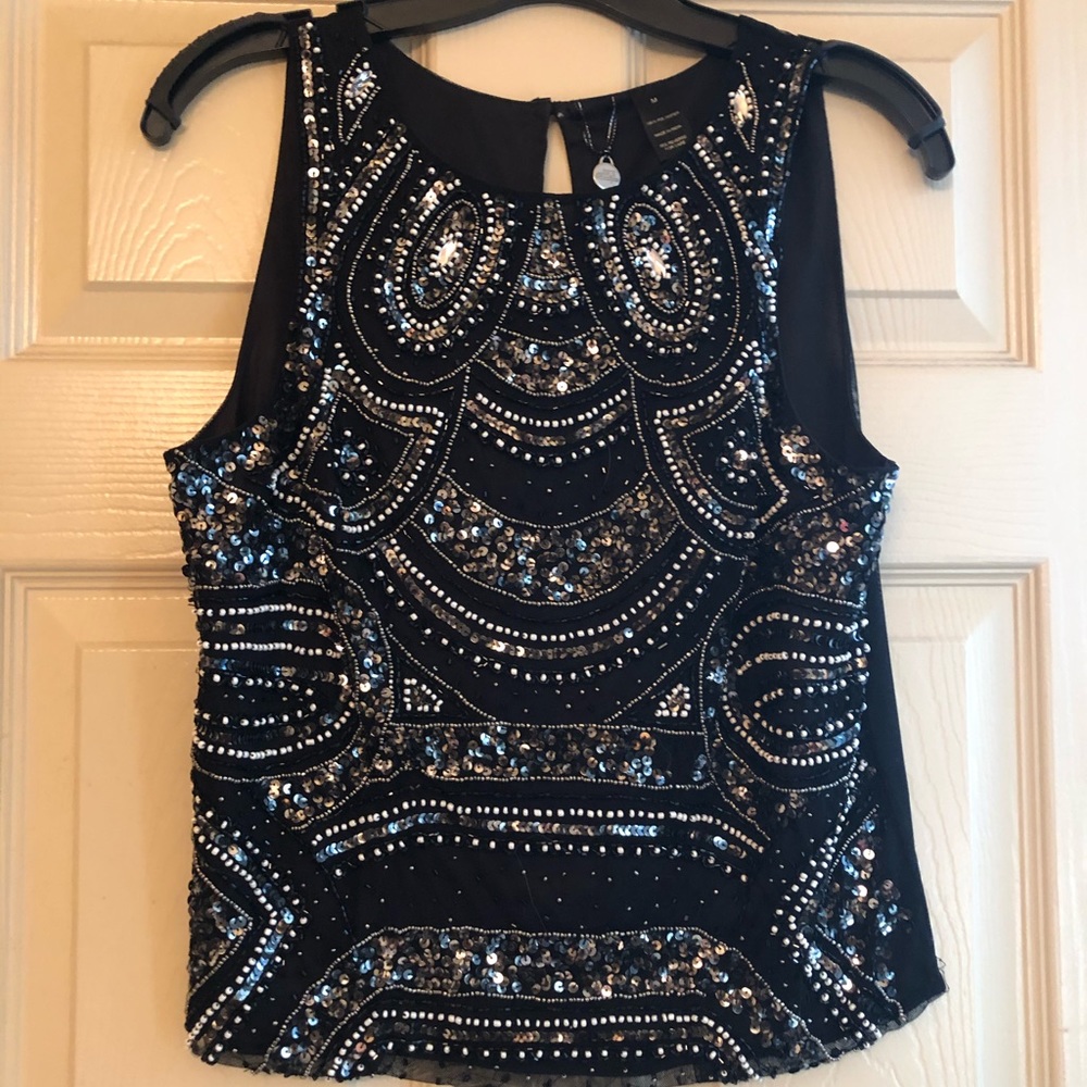 Buckle embellished tank
